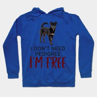 Mixed breed and freedom Hoodie